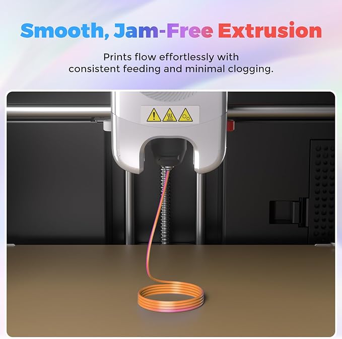 FLASHFORGE Silk Dual Color Filament, Gold and Rose 2 in 1 Coextrusion Silk PLA Filament 1.75mm, 3D Printer Filament Color Change 1kg(2.2lbs) Spool, Dimensional Accuracy +/- 0.02mm