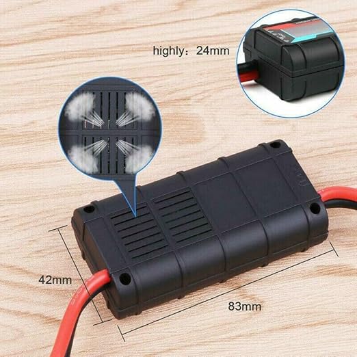 The Perfect Part Battery Monitor - 200A DC Amp Meter, Power Monitor with LCD Display for Clear Reading, RV Battery Monitor to Calculate the Voltage, Current, Power, Discharge Time, Power Meter Monitor
