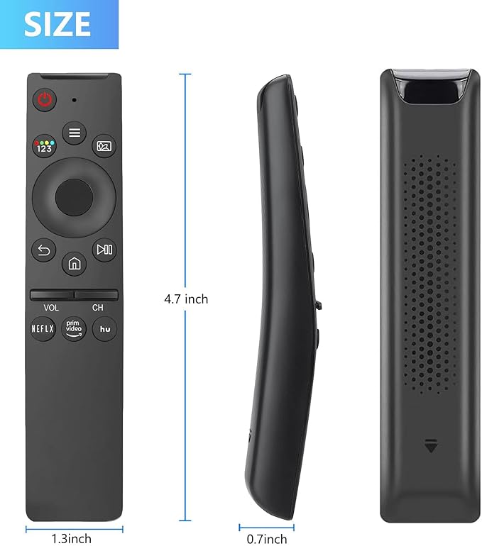 (Pack of 2) Replacement Remote Control for Samsung TV, Compatible for All Samsung TV LED QLED UHD SUHD HDR LCD Frame Curved Solar HDTV 4K 8K 3D Smart TVs