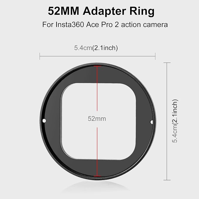 PULUZ 52mm Lens Filter Adapter Kit - Image 2