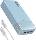 JUOVI J2621 Power Bank Portable Charger,20000mAh 45W PD3.0 QC 4.0 Fast Charging Battery Pack with LED Display,2 USB-C,2 USB-A for iPhone Tablet MacBook