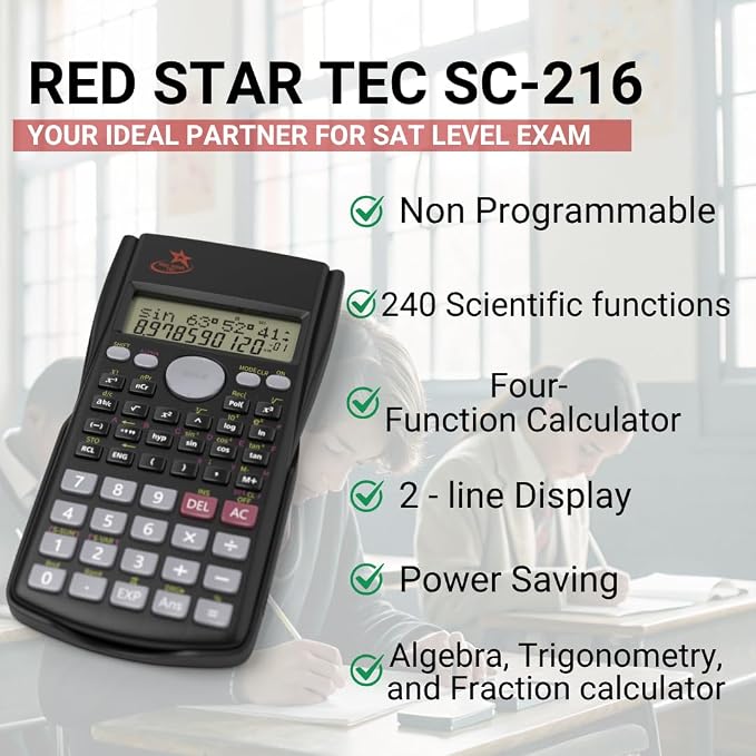 SC-216 Scientific Non-Graphing Calculator - Image 3