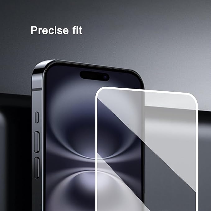 Ailun 3 Pack Screen Protector for iPhone 16 + 3 Pack Camera Lens Protector - Image 5