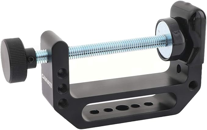 CAMVATE Extended Size C Clamp with 1/4" & 3/8" Mounting Points For Photographic Accessories - 2594