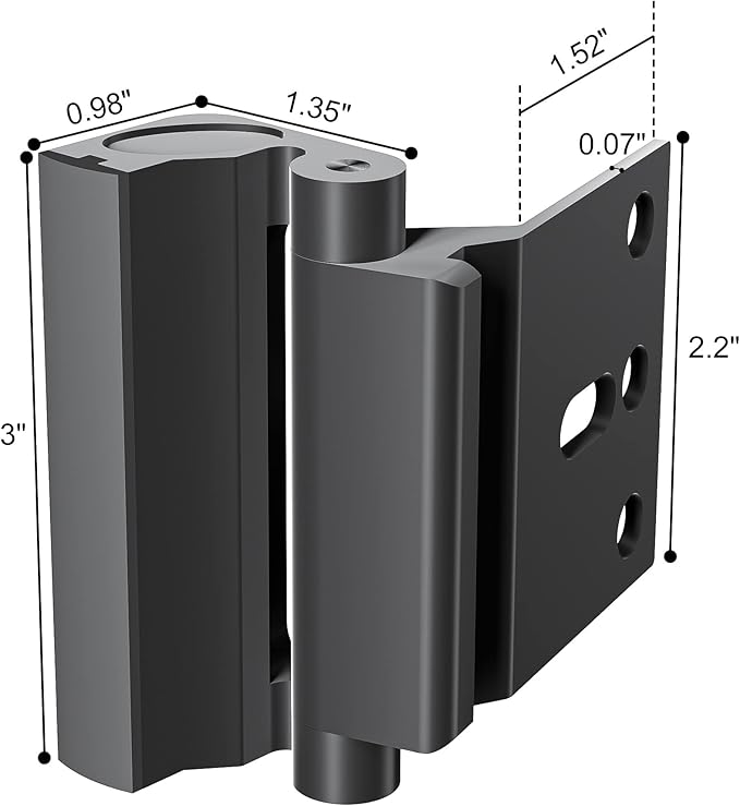 2Pack Door Reinforcement Lock Withstands 800lbs of Force - Image 6