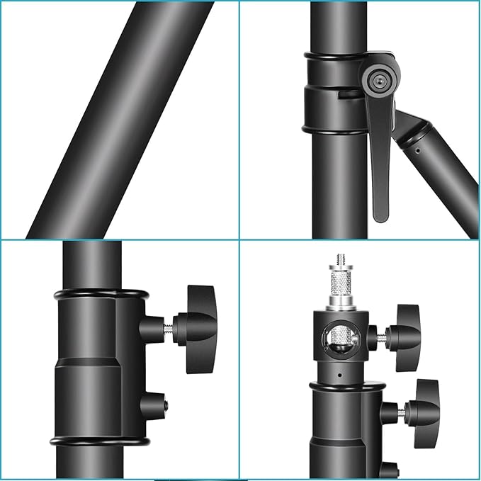 Neewer Triangle Wall Mount Arm for Photography Studio Strobe Monolight - Image 7