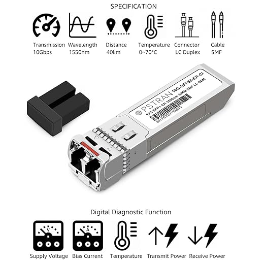 OPSTRAN 10GBASE-ER SFP+ Optical Transceiver Module Compatible with Extreme Networks 10GB-ER-SFPP 1550nm 40km DOM Duplex LC SMF