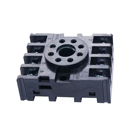 TWTADE/JTX-2C, MK2P-I DPDT Power Relay with Plug-in Terminal Socket Base, AC 12V Coil, 8 Pin 2NO 2NC