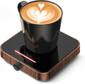Maestri House Mug Warmer, Electric Coffee Cup Warmer for Desk with 3-Temp Settings,Auto Shut Off, Constant Temperature Heating for Beverage, Milk, Tea and Hot Chocolate at Home & Office (Wood Grain)