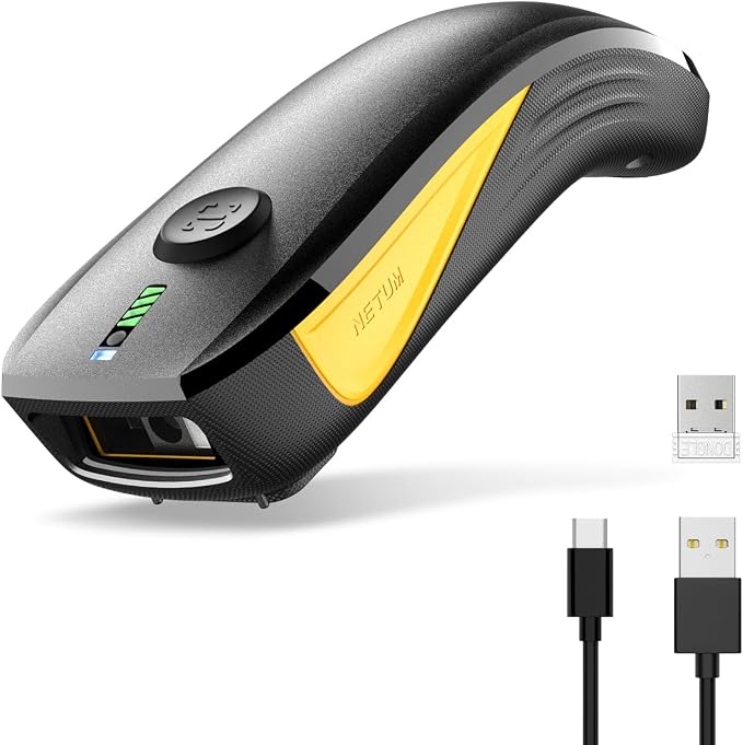 NETUM CS8501 Wireless QR Code Scanner – Upgraded Bluetooth Barcode Scanner by NETUM
