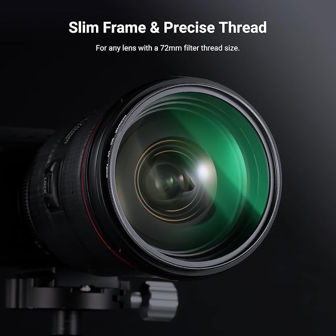 NEEWER 72mm Variable ND + CPL + UV Filter Kit - Image 8
