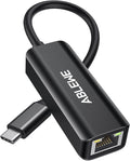 USB C to Ethernet Adapter, ABLEWE Type-C to RJ45 Gigabit Ethernet Dongle by ABLEWE