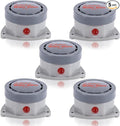 Water Leak Detector 5 Pack, Shackcom Water Alarm 110DB, Waterproof & by Shackcom
