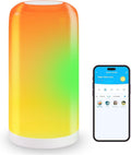 DAYBETTER BGRIC Smart Bedside Lamps, Touch Lamps for Nightstand, Compatible with Alexa and Google Home, LED Lamp with 70+ Scene Mode, Color Changing Lamp for Bedroom Living Room(2.4GHz WiFi Only)