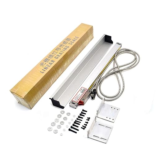 TOAUTO Digital Readout 2 Axis 3 Axis DRO Display Linear Scale 700mm 28" Precision 5um for Bridgeport/Knee Milling Lathe EDM Mill Machine