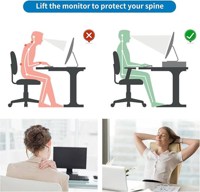 gianotter Computer Monitor Stand Riser, office organizer - Image 4