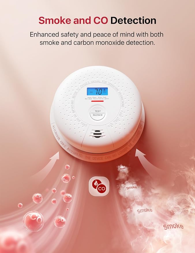 X-Sense Wireless Interconnected Combination Smoke & CO Alarm - Image 5