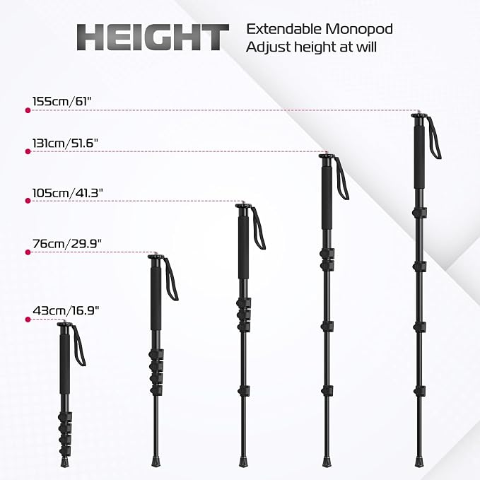 ULANZI TB12 61-Inch Camera Monopod - Image 2