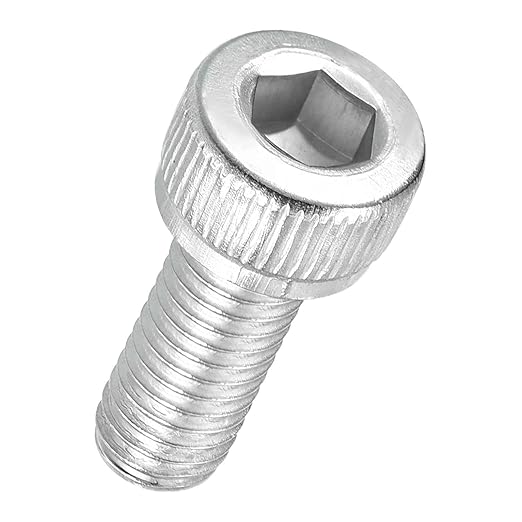 Kozelo 40pcs Socket Head Cap Screws - [M5-0.8 x 12mm] 304 Stainless Steel Allen Socket Drive for Electrical Motor 3D Printing Fan Engine Replacement Use, Silver