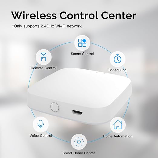 MOES ZigBee & Bluetooth & Mesh Gateway, Tuya Wireless Smart Home Bridge Hub - Image 4