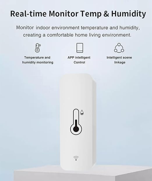WiFi Humidity Temperature Monitor: Smart Hygrometer Thermometer - Image 4