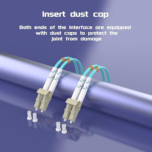 75Meters 246ft LC/UPC-LC/UPC 10GB Multi-Mode Fiber Optic Cable LC to LC OM3 - Image 6