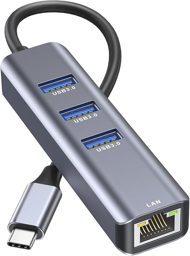 USB C to Ethernet Adapter, Vilcome RJ45 to USB C Thunderbolt 3/Type-C Gigabit by Vilcome