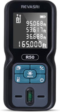 REVASRI Laser Distance Meter, 165 Feet Range, ±1/16inch Accuracy Laser by REVASRI