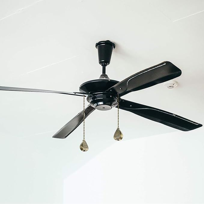 Patelai 4 Pieces Ceiling Fan Pull Chain Extender Ornament 12 Inch Ceiling Pull Chain Extension Classic Drop Shaped Pendant Beaded Ball Cord for Fan light lamp decorative with Connector(Bronze)