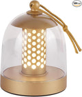 MKLK Camping Lantern, IPX4 Waterproof Touch Control LED Night Light, USB Rechargeable & Long Lasting Battery, Portable Hanging Tent Lamp for Outdoor Camping Hiking Backpacking,Yellow Gold