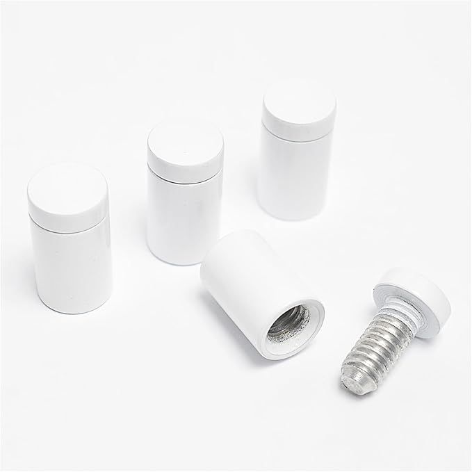 ArtToFrames 16x16 Inch Double Panel Floating Acrylic Picture Frame (Full Frame is 20x20) comes with White Standoff Hardware, Made in the USA, 3 Pack