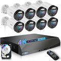 【130°Ultra Wide-Angle】 Outdoor Wired Security Camera System, Home Video by WEILAILIFE