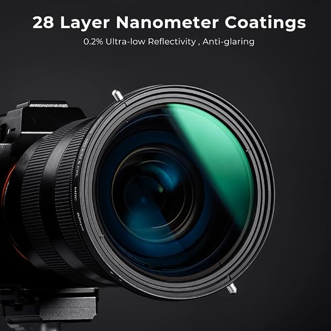 K&F CONCEPT 37mm Variable Fader ND2-ND32 ND Filter and CPL Circular Polarizing - Image 6