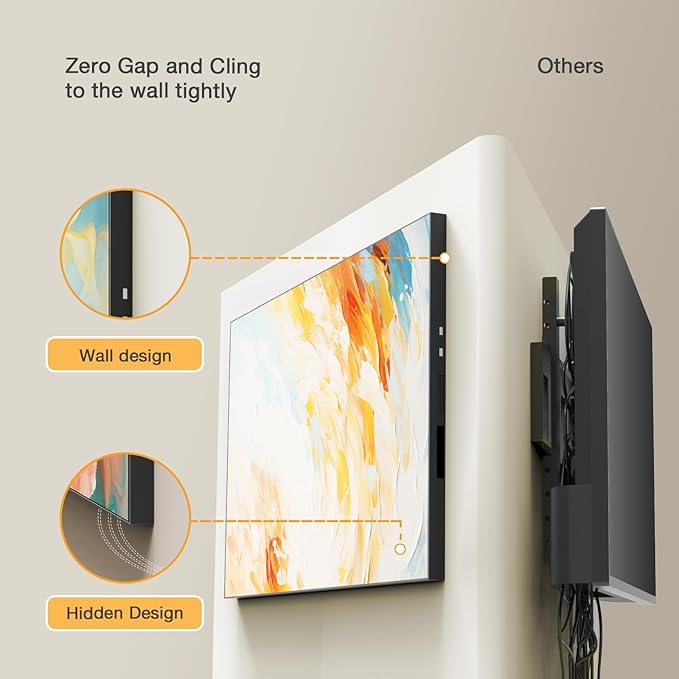 Canlarriz Digital Signage Display 85 inch Wall Mount Digital Menu Board for Restaurants and Stores Advertising Screen 500 nits Ultra-High Brightness 4K UHD Free Web Content Editor Android 4GB + 64GB