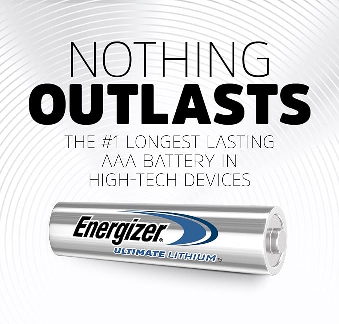 Energizer Ultimate Lithium AAA Batteries, Lithium Triple A Batteries - Image 3