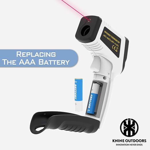 KNINE OUTDOORS Infrared Thermometer Laser Temperature Gun, -58℉ to 1112℉ - Image 5