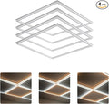 LED Energy Plus 2x2 FT Edge-Lit Frame LED Panel Lights,5CCT Selectable 3000K-6500K, 2600/3900/5200LM,20W/30W/40W Switch, Grid Drop Ceiling Lights,0-10V Dimmable,Damp Rated,100-277V,ETL Listed (4 Pack)
