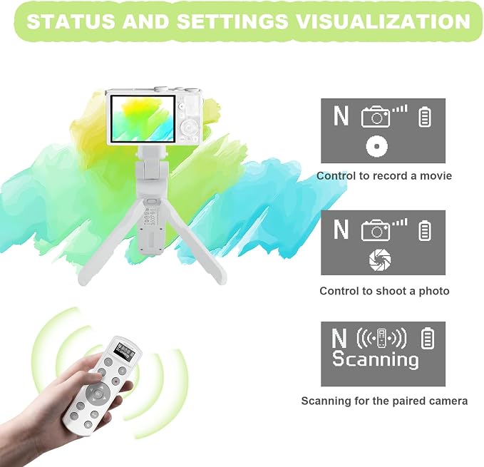 Remote Control for Nikon Camera, USB-C Rechargeable Wireless Shutter Release - Image 7