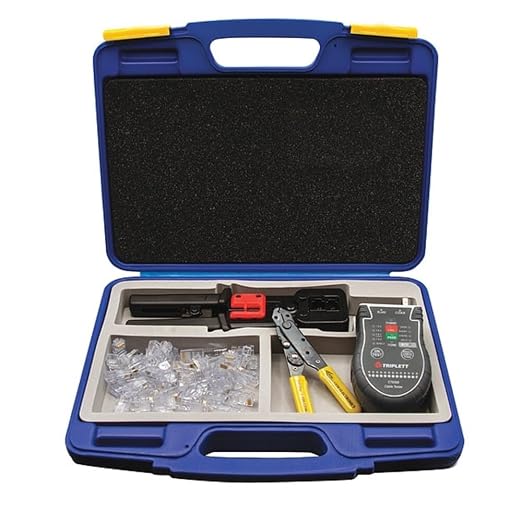 Triplett GEM HS-TK High-Speed, Pass-Thru RJ45 Tool Kit by Triplett