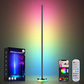 OIYN Corner Floor Lamp, RGBICW LED Corner Lamp with 1300lm Smart Modern Floor Lamp,App & Remote Control,Music Sync,Color Changing Standing Lamp for Bedroom Living Room and Gaming Rooms