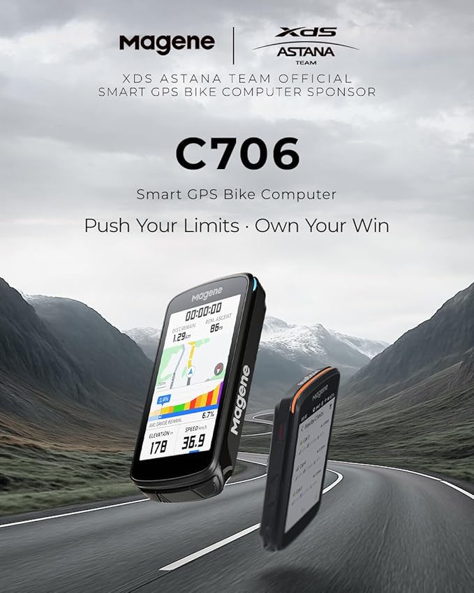 Magene C706 Smart GPS Bike Computer – 3.3" Color Touchscreen - Image 2