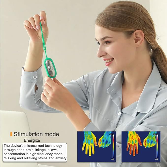 Handheld Relaxation Device,Compact Sleep Device,Massage Improved Mood and Focus Attention，Supports Calm,Small and Easy to Carry