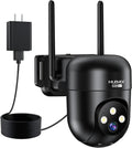 MUBVIEW Black 360° Security Cameras Wireless Outdoor, 24/7 Wired Outdoor Camera by MUBVIEW