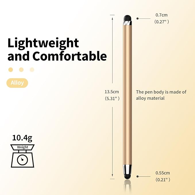 10 PCS Stylus, Stylus Pen for Touchscreen, Stylus 2-in-1 High Sensitivity & - Image 3