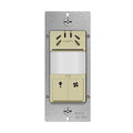 TOPGREENER Humidity Sensor Switch with PIR Lighting Motion Sensor, Neutral Wire Required, Air Moisture Detection for Ventilation Fan, Bathroom Fan Automated Control, UL Listed, TDHOS5-I, Ivory