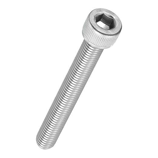 Kozelo 2pcs Socket Head Cap Screws - [M10-1.5 x 80mm] 304 Stainless Steel Allen Socket Drive for Electrical Motor 3D Printing Fan Engine Replacement Use, Silver