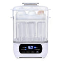 Freebaby Baby Bottle Steamer and Dryer,All-in-One Sterilizer and Dryer for All Baby Bottle,Bottle Sanitizer for Pacifiers&Breast Pump Parts, with LED Screen and Auto-Off