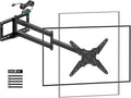 48'' Extension Extra Long Arm TV Wall Mount with Power Outlet, Rotating TV Wall Mount 180° Full Motion Heavy Duty for 26''-65'' Screens, VESA 400x400mm, Load 110 lbs, 16''Wood Stud/Concrete/Brick Wall