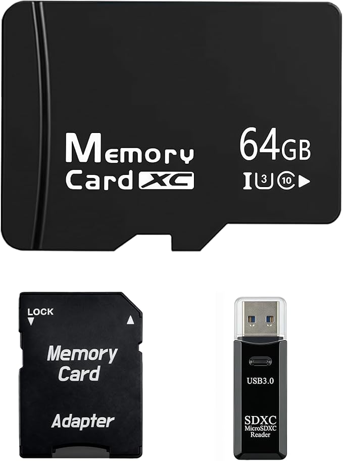 64GB Micro SD Card for Dashcam & Security Camera U3 V30 A1 | High Endurance by Unknown