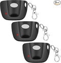 3-Pack 300MHz 10 dip Switch for Multicode Garage Gate Door Opener Remote Control, Replacement for 3089,3070,3060,308911,MCS308911,MCS306010,MCS3070 Gate Clicker with Keychain.
